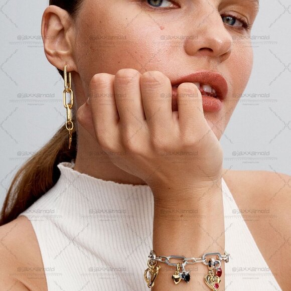 Pandora ME Black Chakra Heart Mini Dangle Charm - Picture 6 of 6